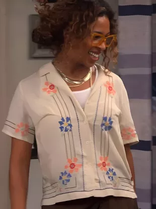 The Neighborhood S8 Skye Townsend Embroidery Shirt