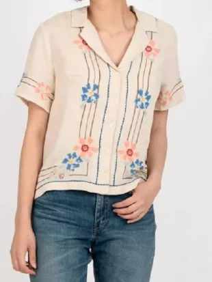 The Neighborhood S08 Skye Townsend Embroidery Shirt