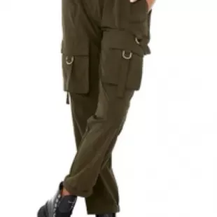 High Waisted City Wise Cargo Pants