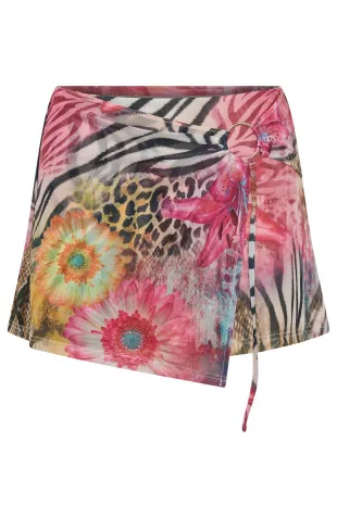 Wild Botanica Print Skirt