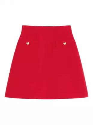 Crepe Couture Mini Skirt