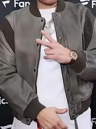 Super Bowl Party 2026 Fat Joe Leather Jacket