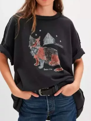 Shrinking S03 Alice Graphic T-Shirt