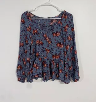 Floral Long Sleeve Blouse