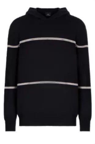 Striped Hooded Sweater