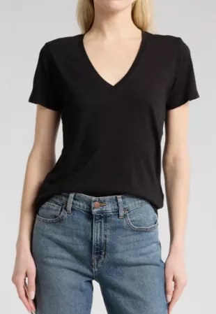 Women's Softfade V Neck Tee