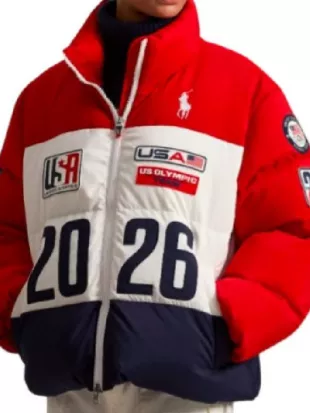 Today Show Ellen Weinberg-Hughes Red Team USA Jacket