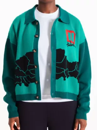 Dreaming Whilst Black S02 Adjani Salmon Green Jacket