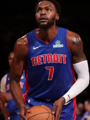 Paul Reed Pistons Vs Knicks Jersey
