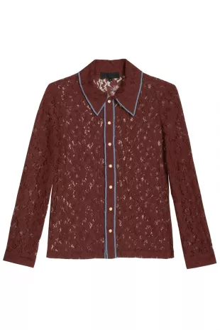 Chocolate Lace Anaise Top