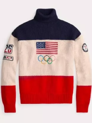 Today Show Dylan Dreyer Team USA Turtleneck Sweater