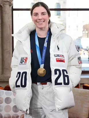 Hilary Knight Closing Ceremony Team USA Flagbearer Jacket