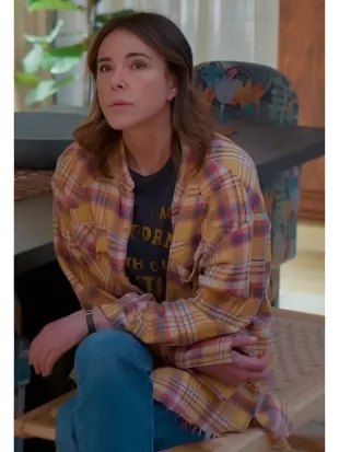 Christa Miller Shrinking S03 Plaid Shirt