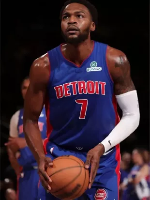 Paul Reed Pistons Vs Knicks Jersey