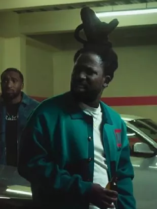 Dreaming Whilst Black S2 Adjani Salmon Green Jacket