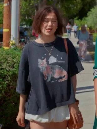 Shrinking S03 Lukita Maxwell Black Graphic Tee