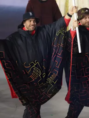 Olympics 2026 Team Germany Closing Ceremony Poncho
