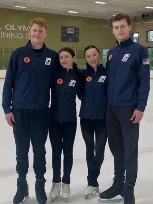 U.S. Figure Skating Save The Duck Olympic Jacket