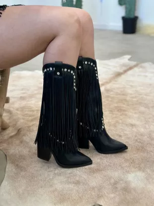 Bandida Fringe Cowgirl Boots