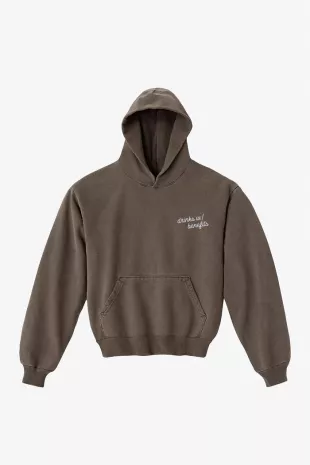 Drinks w/ Benefits Brown Hoodie