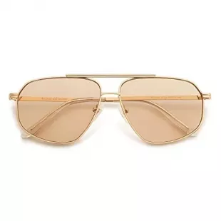 Retro Hexagon Aviator Sunglasses