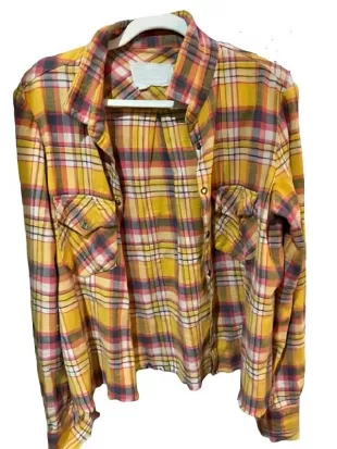 Shrinking S03 Liz Plaid Shirt