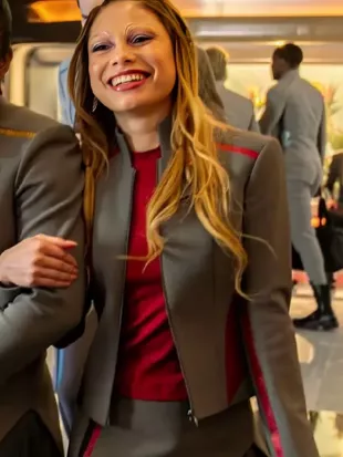 Star Trek Starfleet Academy Genesis Lythe Grey Jacket