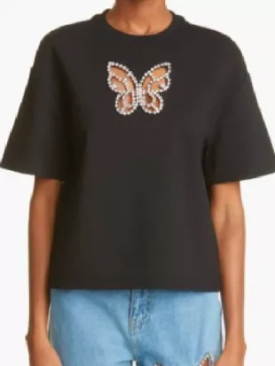 Married to Medicine Toya Bush-Harris Butterfly Cutout T-Shirt
