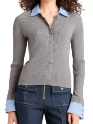 The Today Show Hoda Kotb Grey Cardigan