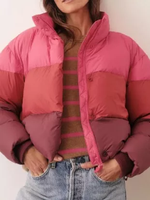 Ghosts US S05 Rose McIver Color Block Puffer Jacket