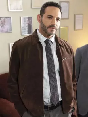 High Potential S02 Adam Karadec Suede Leather Jacket