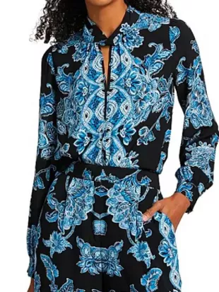 The Young And The Restless 2026 Nikki Newman Printed Blouse