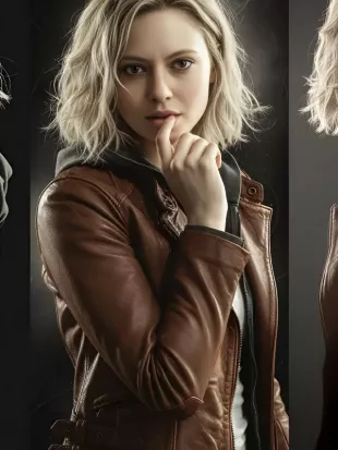 Resident Evil Requiem Grace Ashcroft Brown Leather Jacket