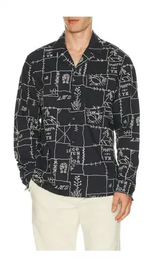 Allover Embroidered Shirt