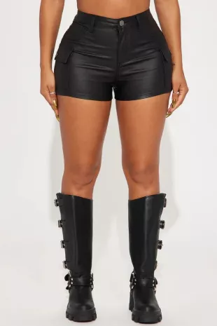 Fallin For You Coated Cargo Short