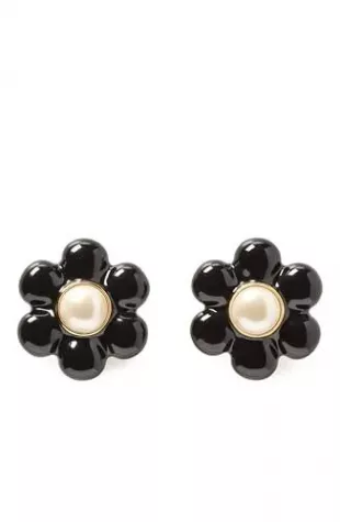 Flower Puff Stud Earrings