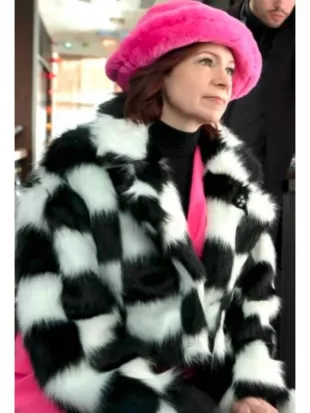 Elsbeth S03 Carrie Preston Black/White Checkered Jacket