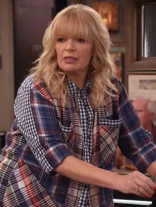 Happys Place S2 Melissa Peterman Plaid Shirt