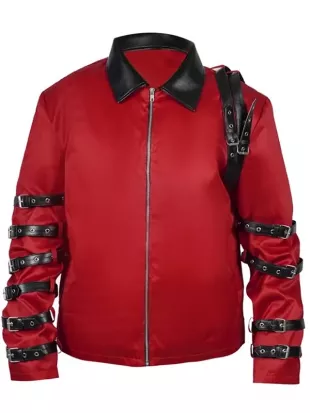 Michael Jackson Bad World Tour Red 1987 Jacket