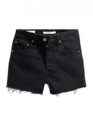 Black Denim Shorts