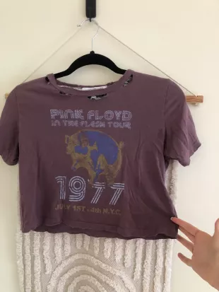 Pink Floyd Cropped Tee