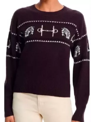 The Neighborhood S08 Beth Behrs Printed Sweater