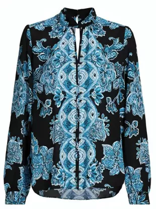 The Young And The Restless 2026 Nikki Newman Printed Blouse