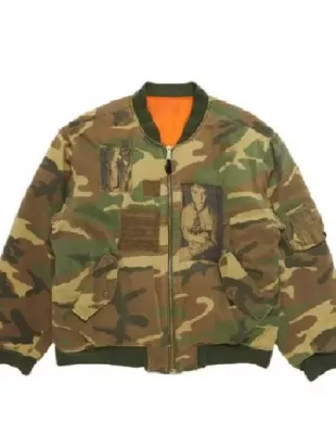 Drake Toosie Slide Raf Simons Riot Bomber Jacket