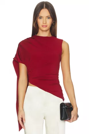 Cleo Top in Dark Cherry