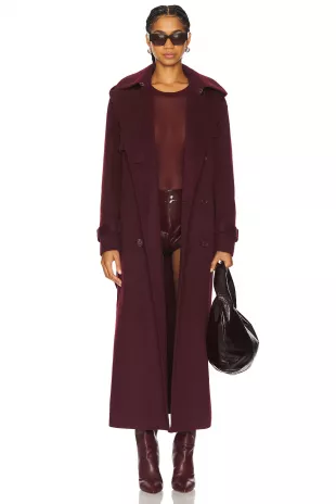 Rumi Belted Long Coat