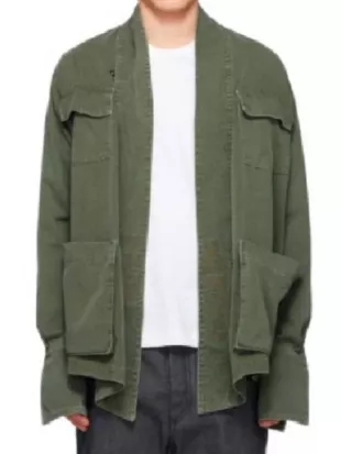 Shrinking S03 Christa Miller Green Jacket