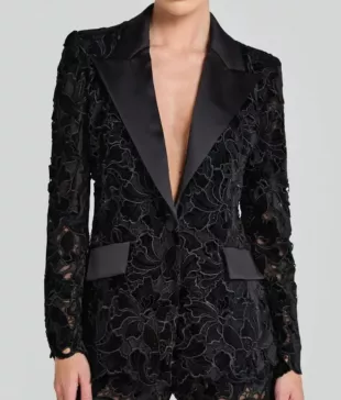 Black Lace Blazer