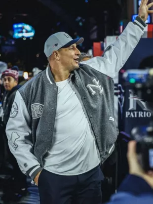 England Patriots Rivalries Varsity Jacket