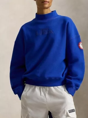 Winter Olympics Team USA 2026 Mockneck Sweatshirt